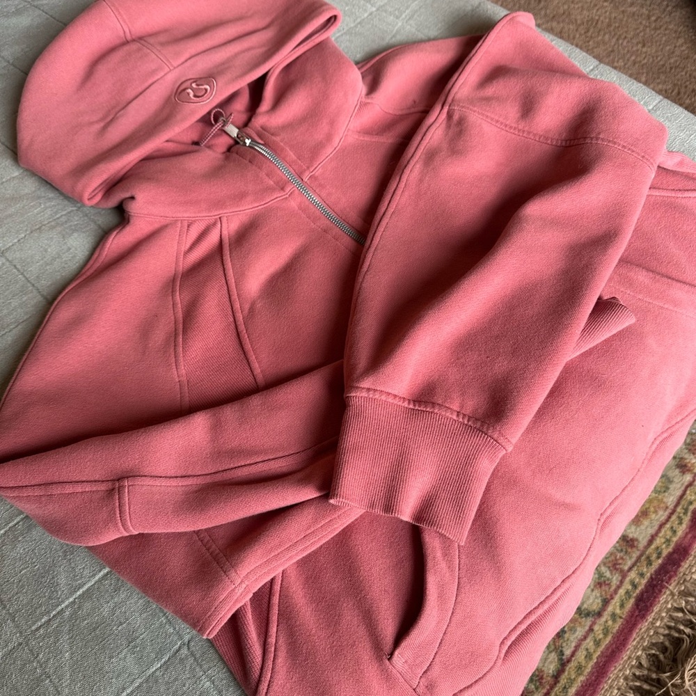 Rose Scuba Half-Zip Sweatshirt